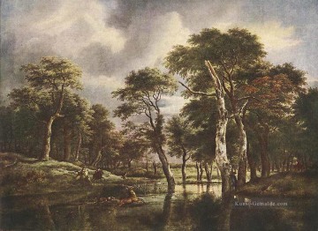 Die Jagd Landschaft Jacob van Ruisdael Isaakszoon Stromen auf Ölgemälde